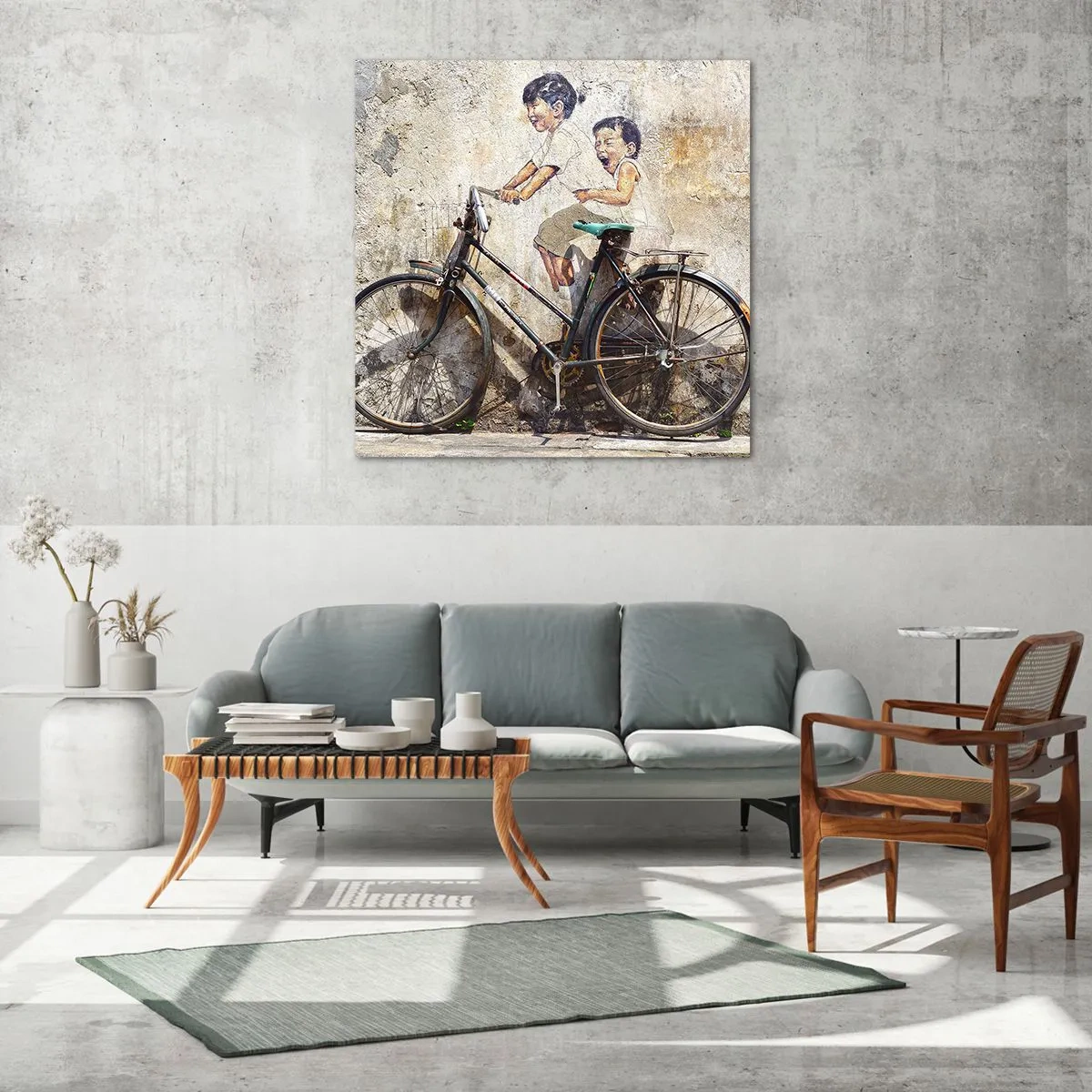 Tablou pe sticlă - Adevărat sau fals? - 30x30 cm