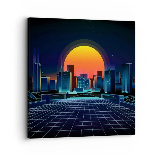 Tablou pe pânză - Încă mai vrei să ajungi la lumea reală? - 30x30 cm