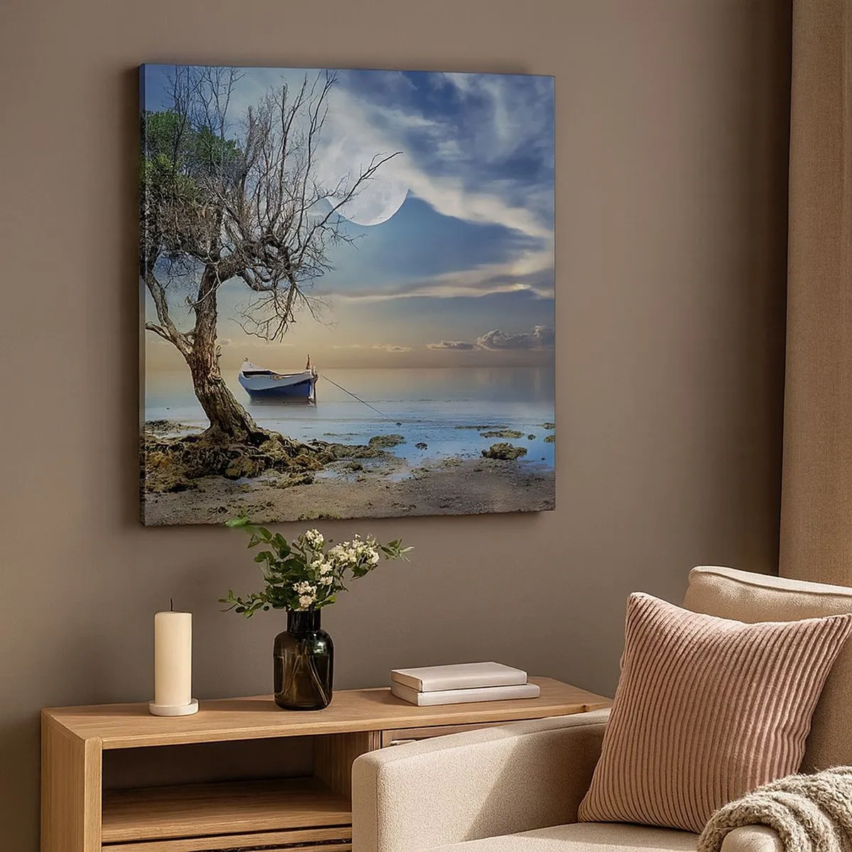 Tablou pe pânză - Este acesta sfârșitul sau începutul? - 30x30 cm