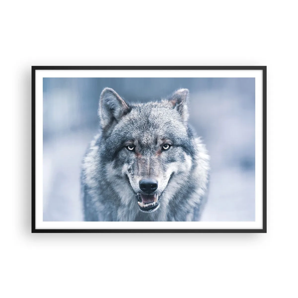 Poster în ramă neagră - Accepți provocarea? - 100x70 cm