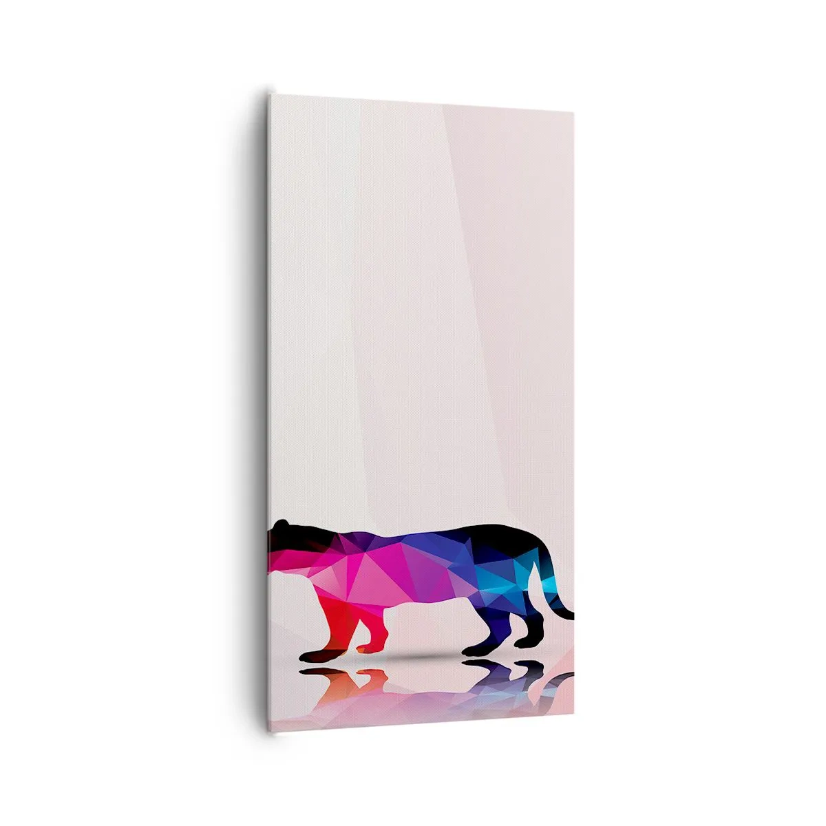 Tablou pe pânză - Pantera diamantată - 65x120 cm