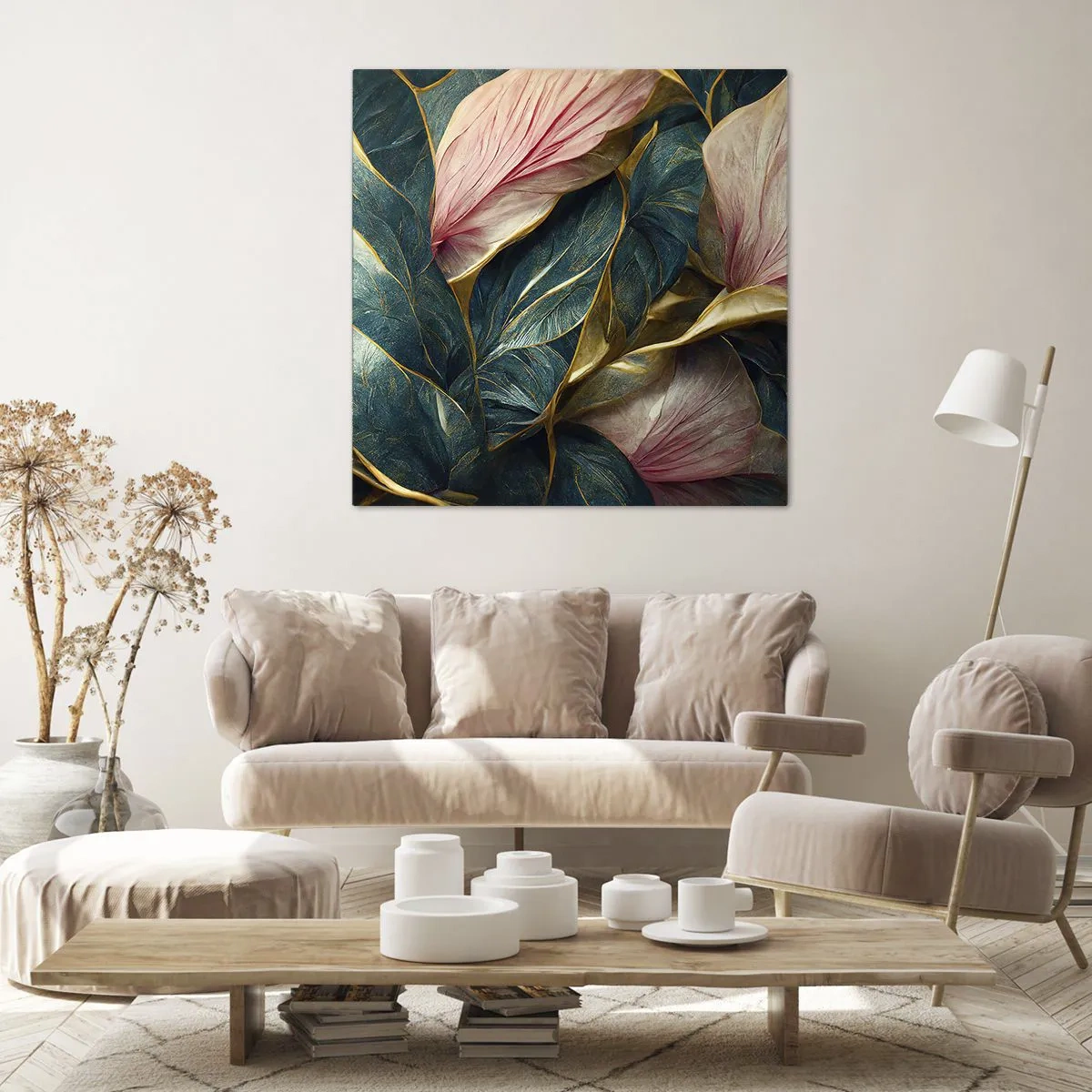 Tablou pe pânză - Eleganța naturală și stil - 40x40 cm