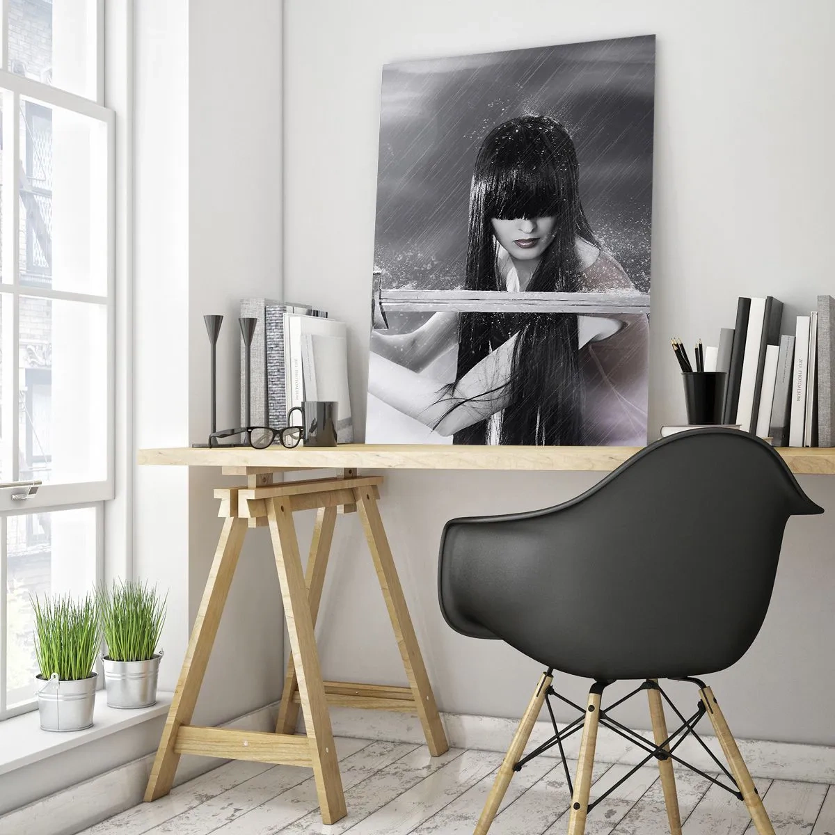 Tablou pe sticlă - Frumoasă și periculoasă - 80x120 cm