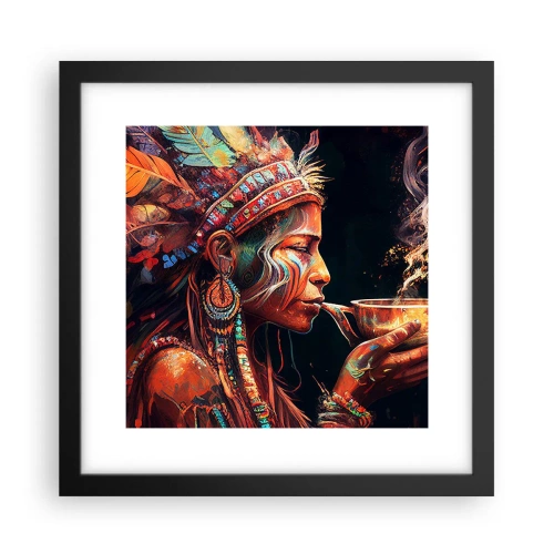 Poster în ramă neagră - Ritual magic - 30x30 cm