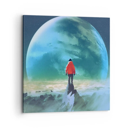 Tablou pe pânză - Descoperitorul unui nou ținut - 70x70 cm