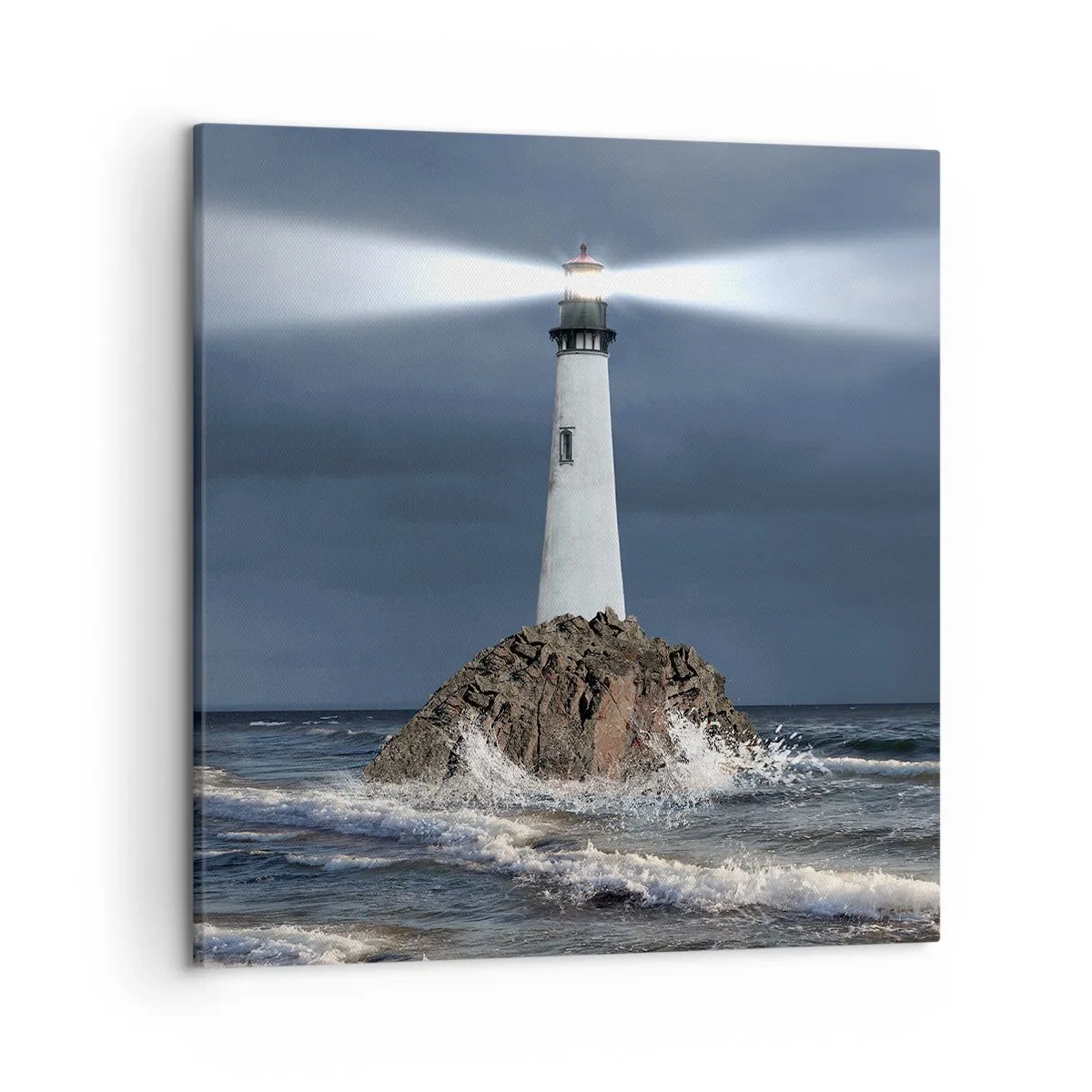 Tablou pe pânză - Aici... aici...! - 50x50 cm