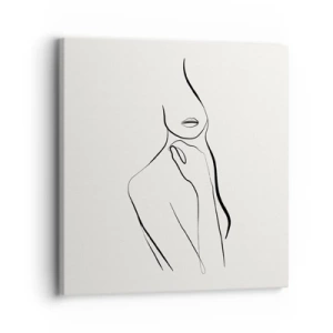 Tablou pe pânză - Val de melancolie - 30x30 cm