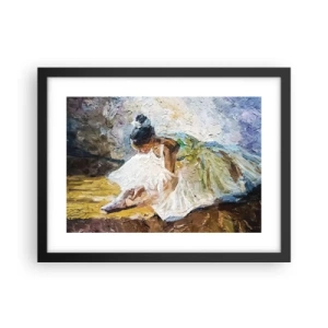 Poster în ramă neagră - Dintr-un tablou de Degas - 40x30 cm