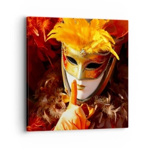 Tablou pe pânză - Misterul face parte din joc - 40x40 cm