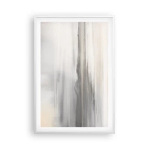 Poster în ramă albă - Gândul îndepărtat - 61x91 cm