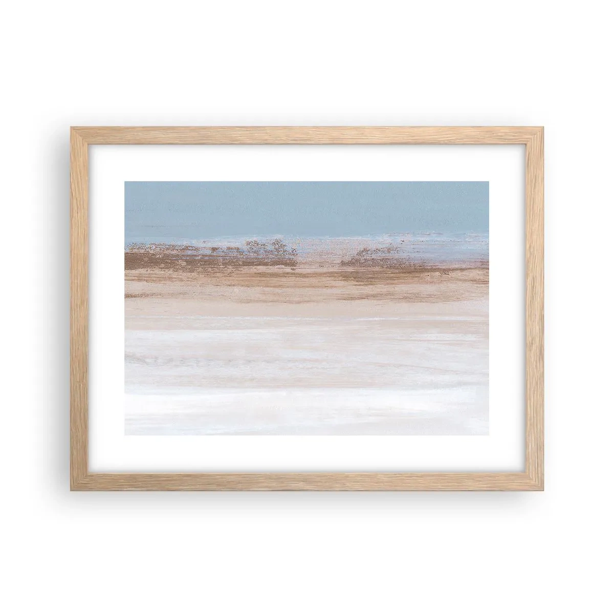 Poster în ramă de stejar deschis - Un peisaj ambiguu - 40x30 cm