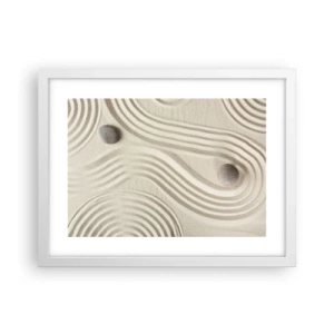 Poster în ramă albă - Atingere de căldură - 40x30 cm