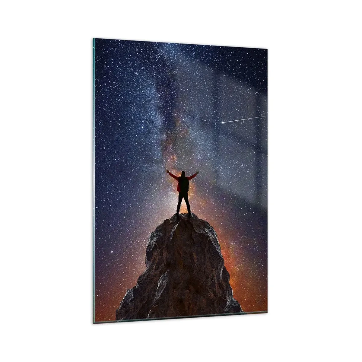 Tablou pe sticlă - Puterea este cu mine! - 80x120 cm
