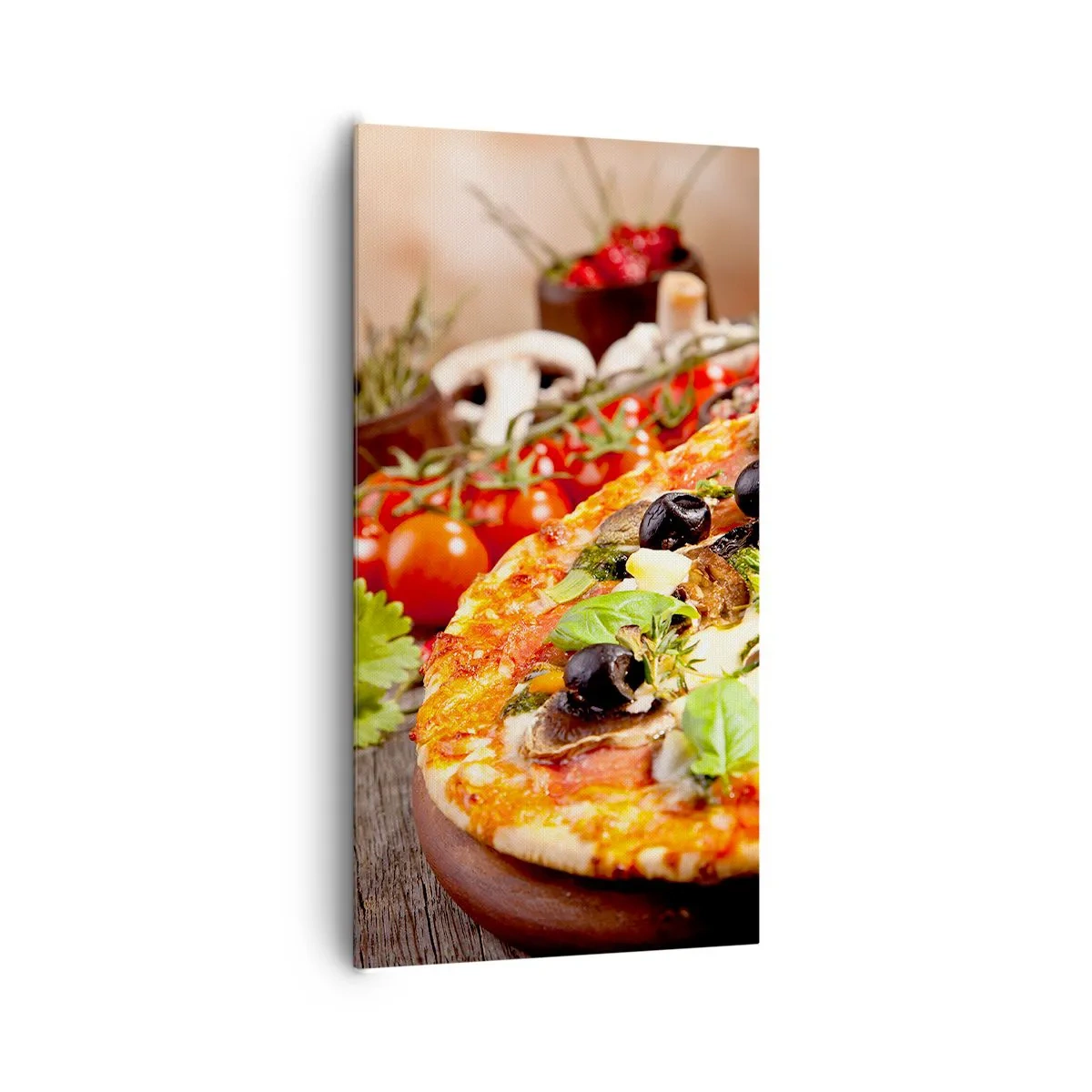 Tablou pe pânză - Din ingredient teluric - 65x120 cm