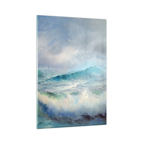 Tablou pe sticlă - Vârtejul a gemut de triumf... - 80x120 cm