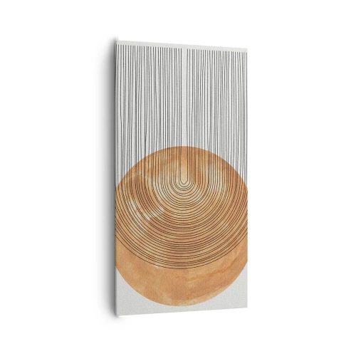 Tablou pe pânză - Compoziția solară - 65x120 cm