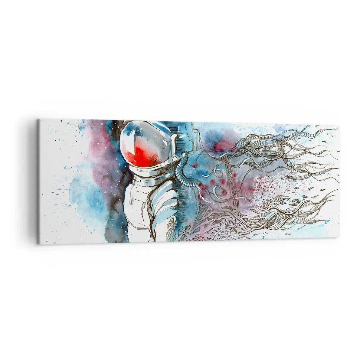 Tablou pe pânză - Singur cu cosmosul - 140x50 cm