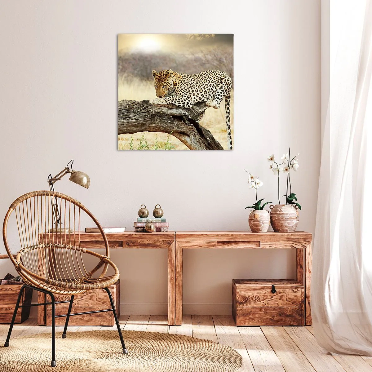 Tablou pe pânză - Mă duc pe drumul meu - 70x70 cm