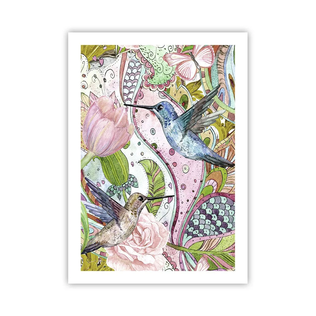 Poster - Încurcat în viță de vie - 50x70 cm