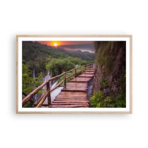 Poster în ramă de stejar deschis - Frumusețe de necrezut - 91x61 cm