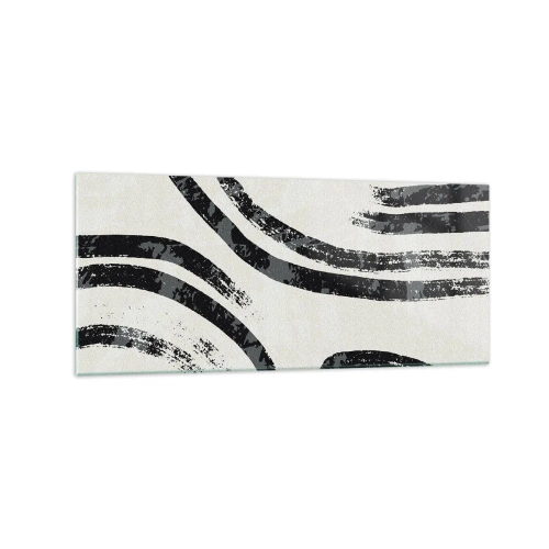 Tablou pe sticlă - Pe jumătate oprit - 120x50 cm