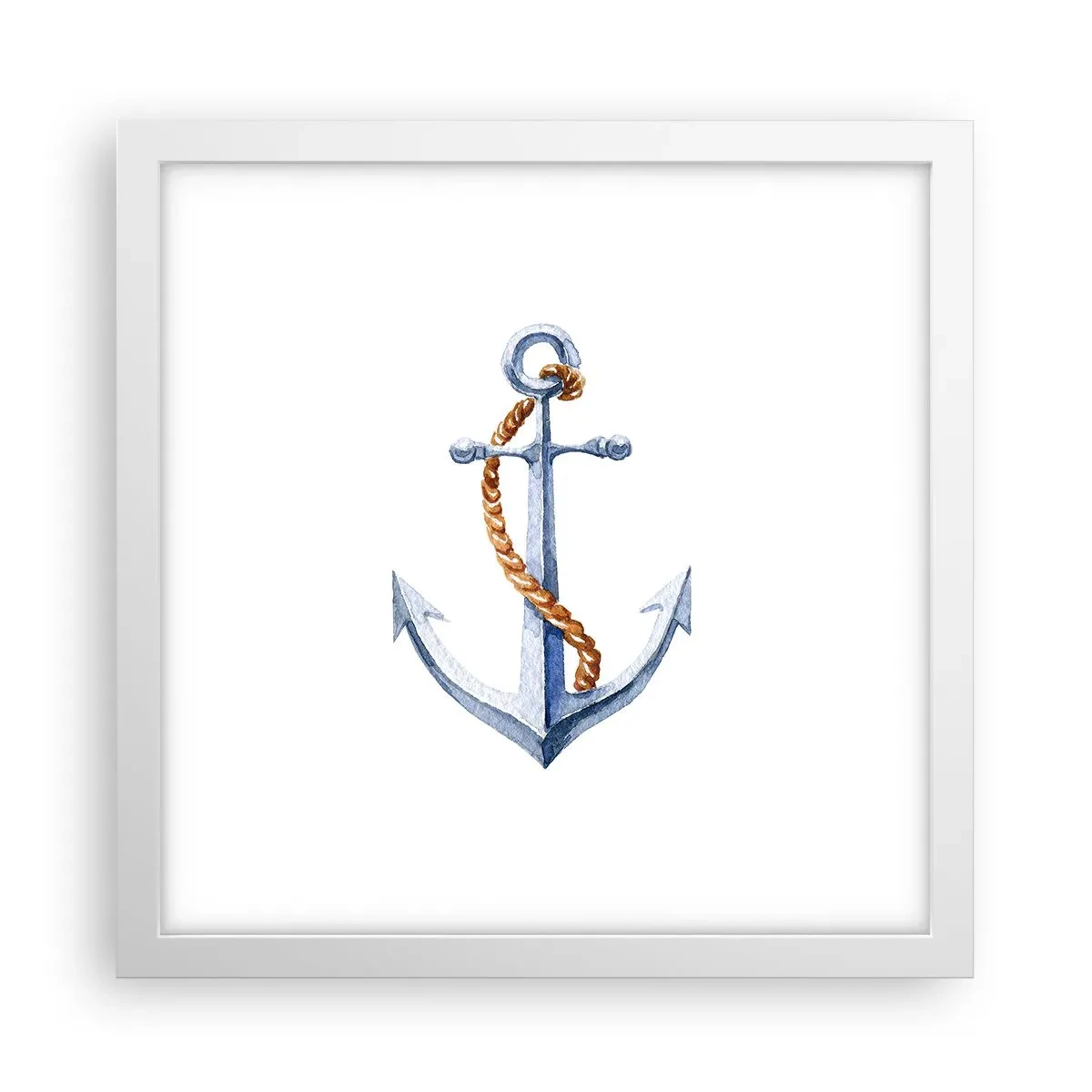 Poster în ramă albă - Ahoy aventura! - 30x30 cm