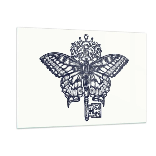 Tablou pe sticlă - Toate secretele inimii - 120x80 cm