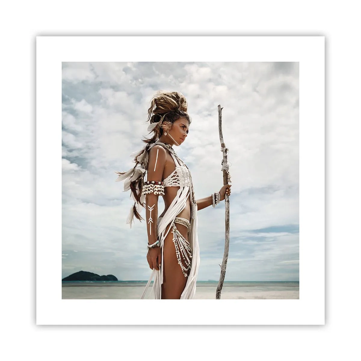 Poster - Regina tropicelor - 40x40 cm