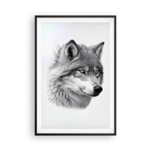 Poster în ramă neagră - Alfa - fără îndoială - 61x91 cm