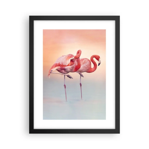 Poster în ramă neagră - În culoarea soarelui care apune - 30x40 cm