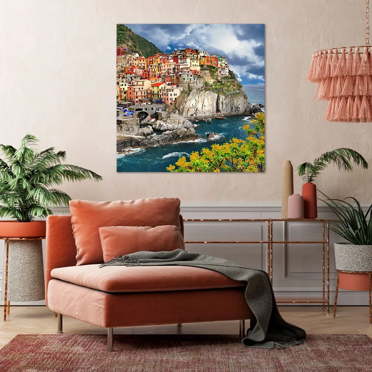 Tablou pe pânză - Îmbrățișați de stânci - 40x40 cm