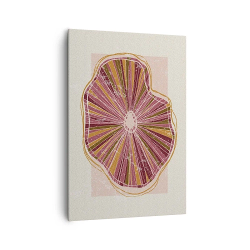 Tablou pe pânză - Abstracția radială - 70x100 cm