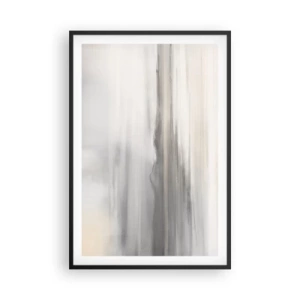 Poster în ramă neagră - Gândul îndepărtat - 61x91 cm