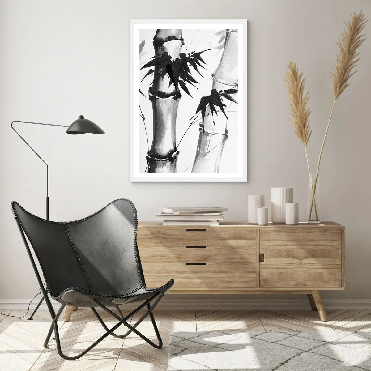 Poster în ramă albă - Primul-plan al Orientului - 30x40 cm