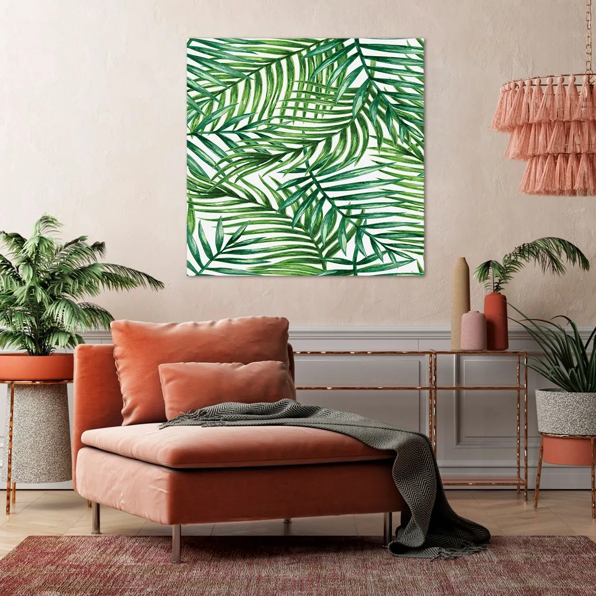 Tablou pe pânză - Sub bolta verde - 30x30 cm