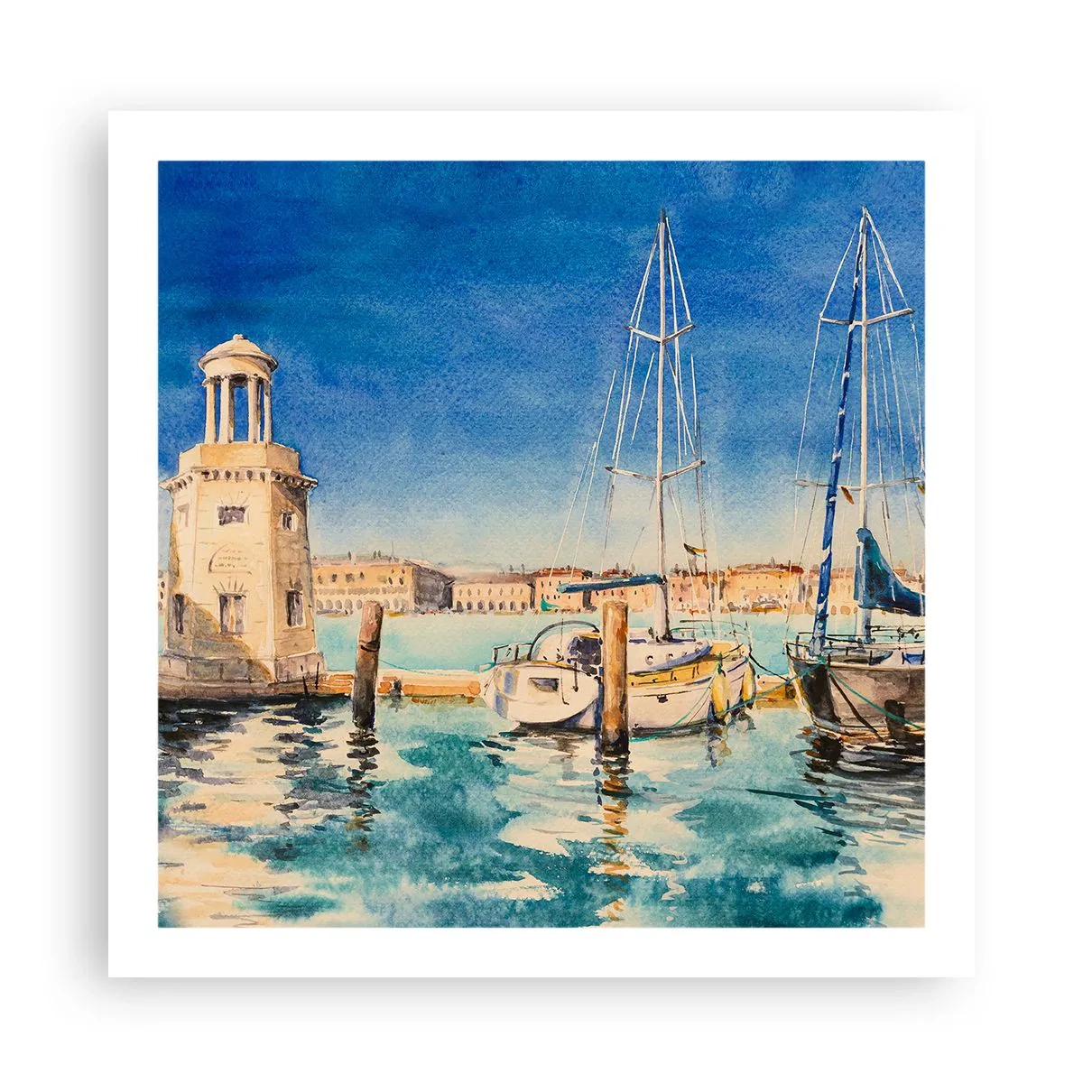 Poster - Laguna însorită - 60x60 cm