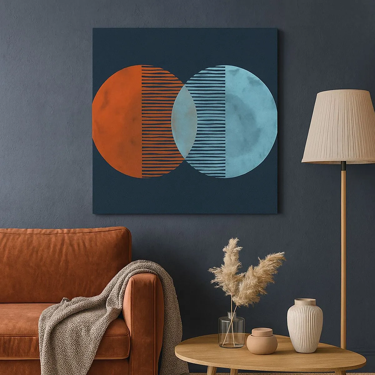 Tablou pe pânză - Fantezie astronomică - 30x30 cm