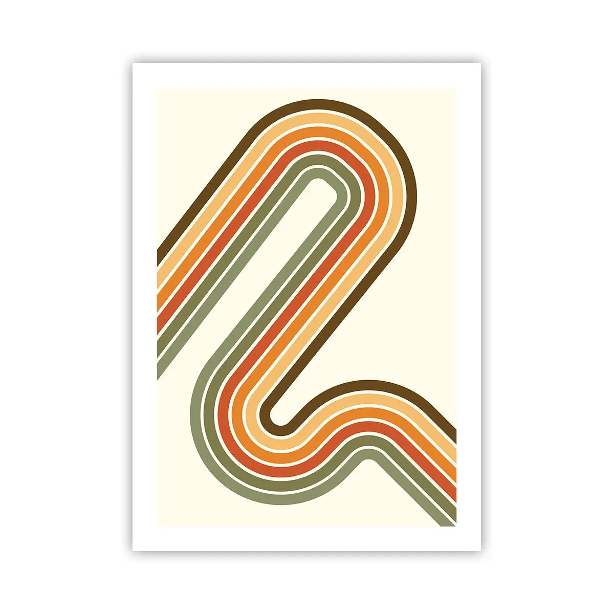 Poster - Cu zigzag până la destinație - 50x70 cm