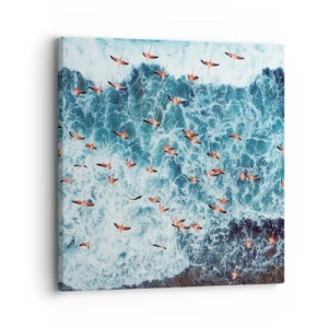 Tablou pe pânză - Parada de la malul mării - 30x30 cm