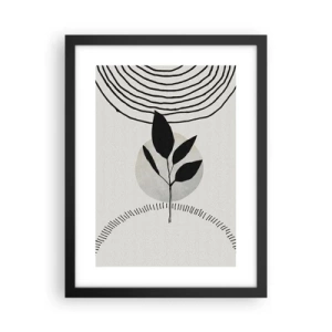 Poster în ramă neagră - Compoziție: ritualurile naturii - 30x40 cm