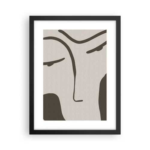 Poster în ramă neagră - Ca într-un tablou de Modigliani - 30x40 cm