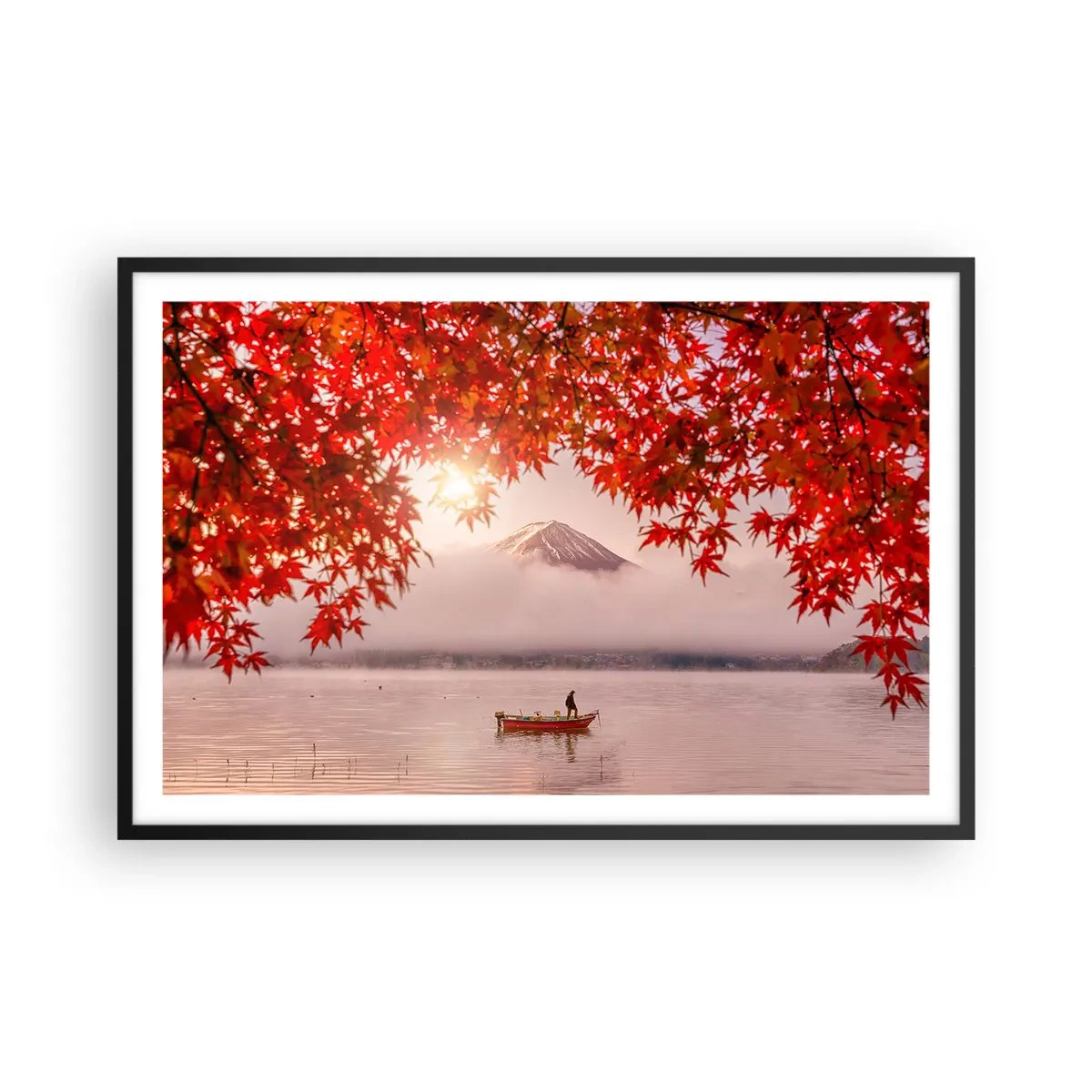 Poster în ramă neagră - În stil japonez - 91x61 cm