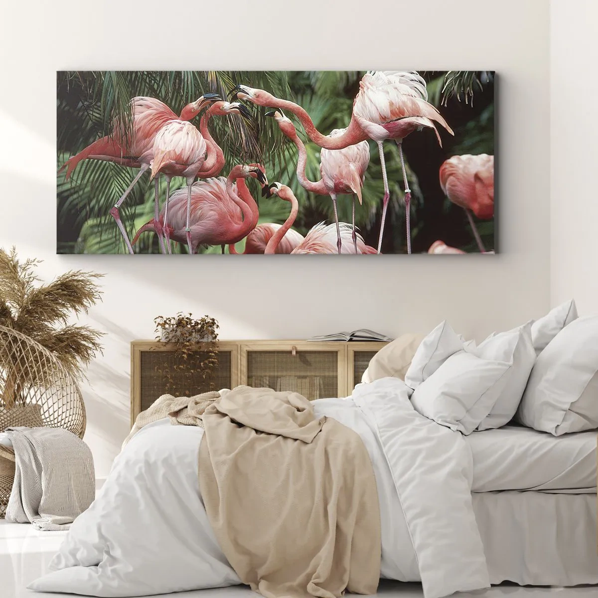Tablou pe pânză - Bârfa de după-amiază - 100x40 cm