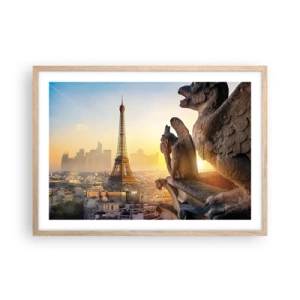 Poster în ramă de stejar deschis - S-au schimbat multe... - 70x50 cm