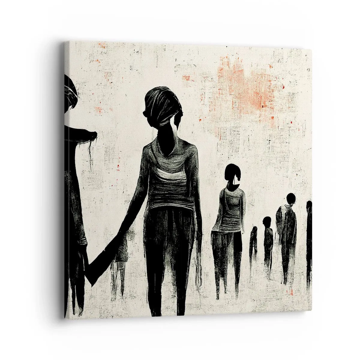 Tablou pe pânză - Împotriva singurătății - 40x40 cm