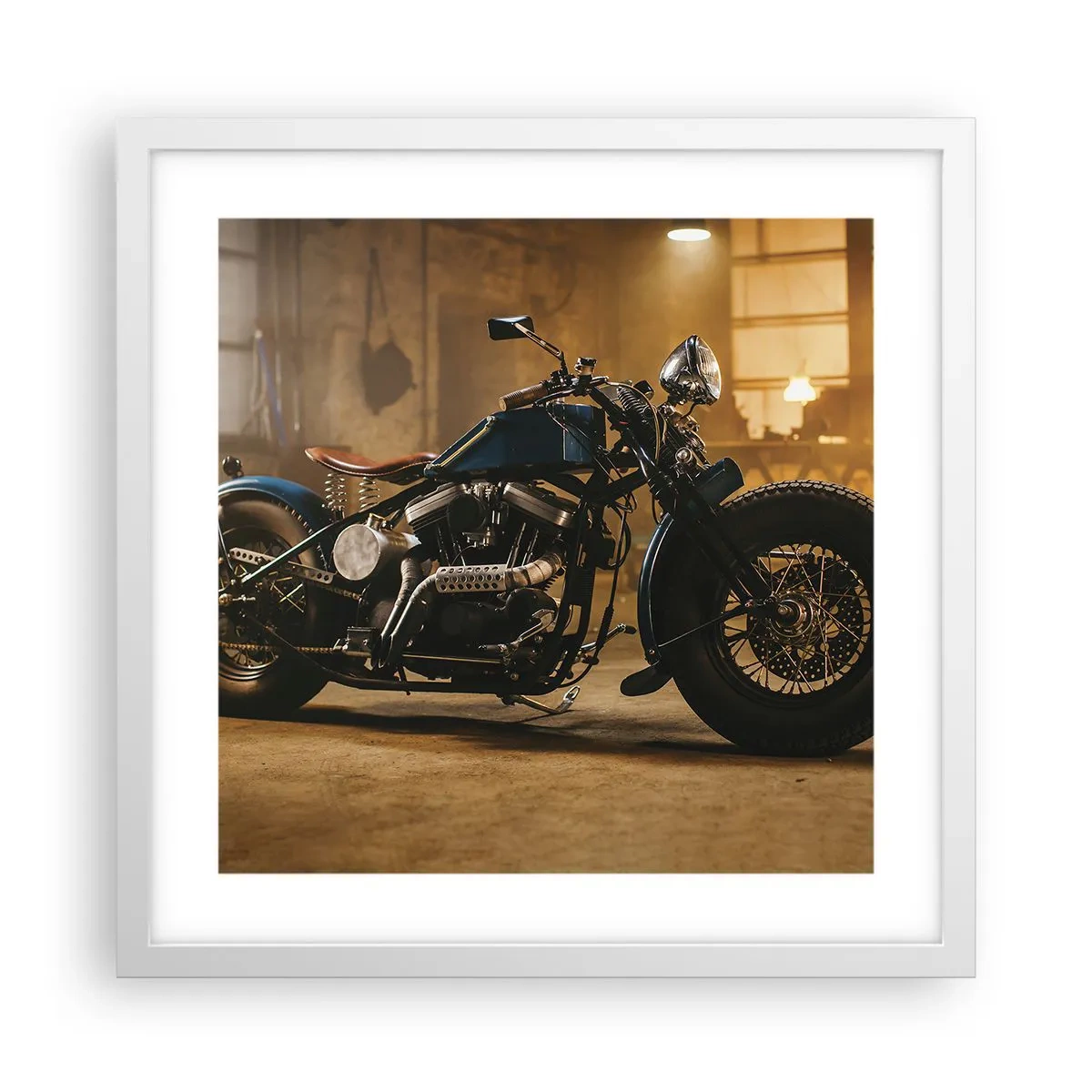 Poster în ramă albă - Pot să fac totul - 40x40 cm