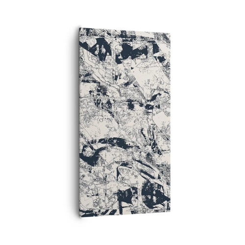 Tablou pe pânză - Întrepătrunderea contrariilor - 65x120 cm