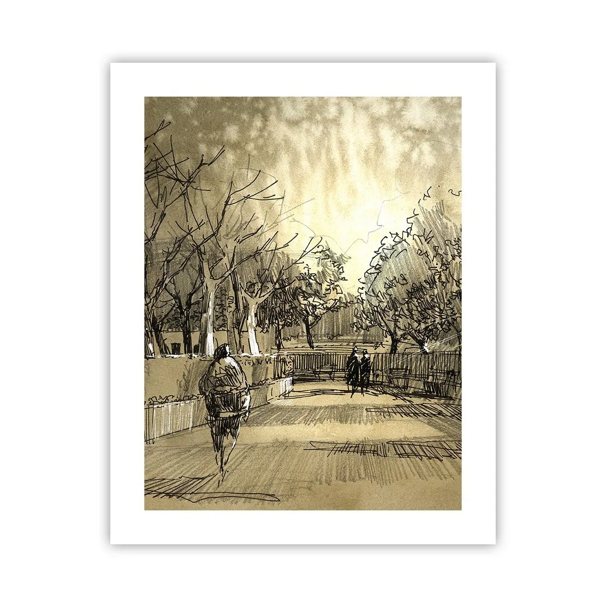 Poster - Un moment reținut cu pene - 40x50 cm