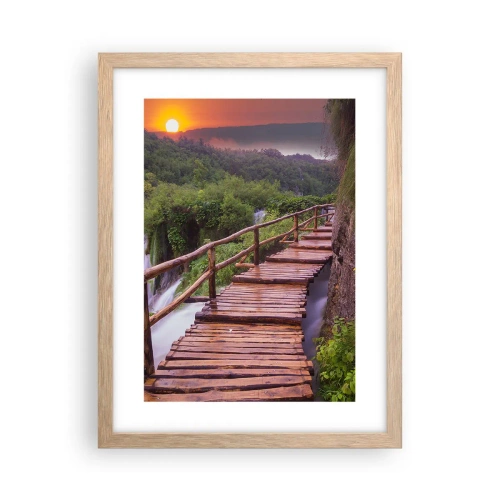 Poster în ramă de stejar deschis - Frumusețe de necrezut - 30x40 cm