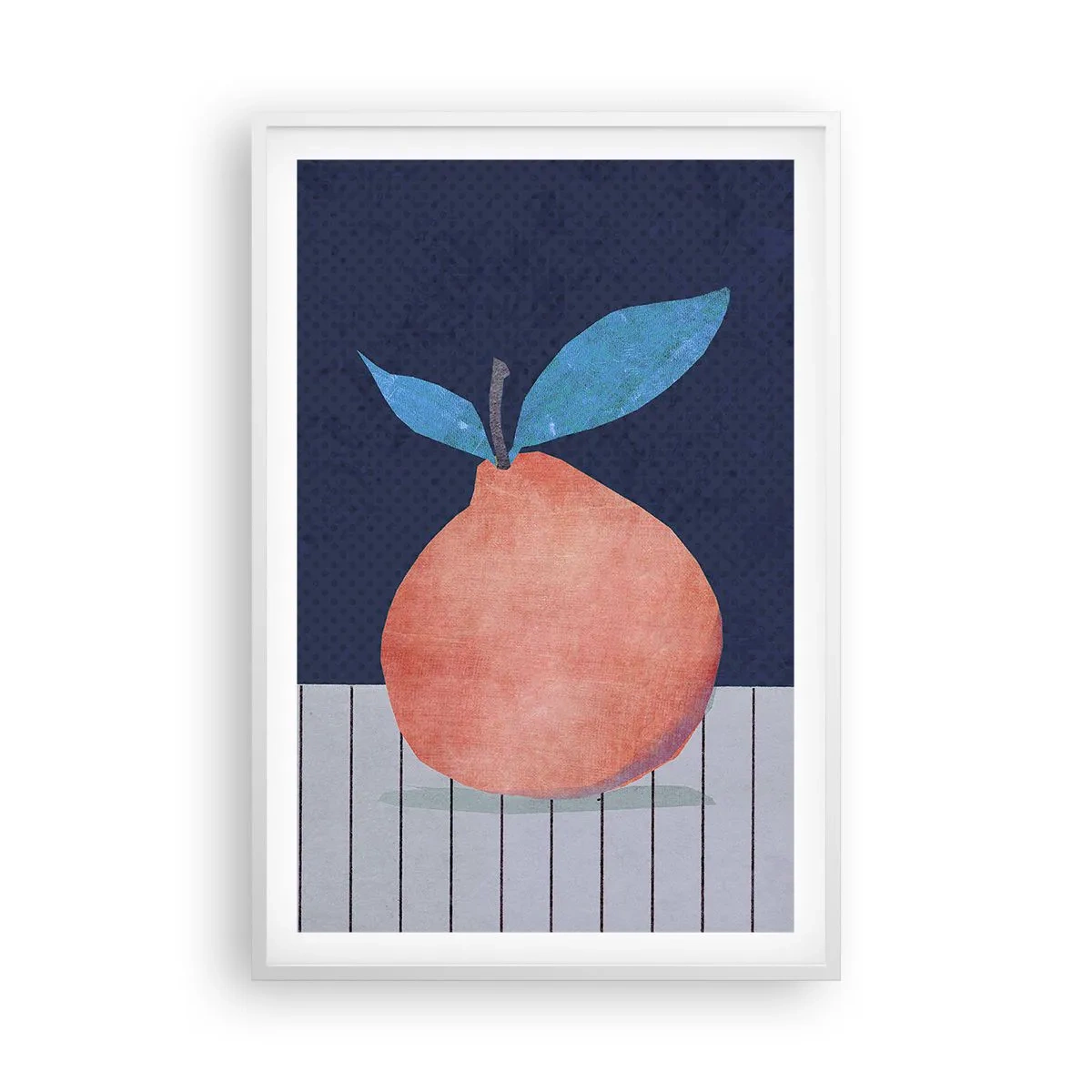 Poster în ramă albă - Convexitate și plan - 61x91 cm